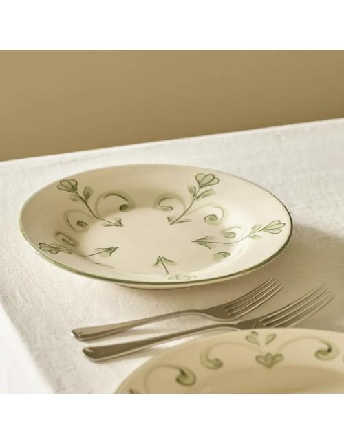 Neptune Lamorna Green Dinner Plate, Set of 6