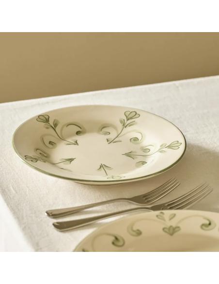 Neptune Lamorna Green Dinner Plate, Set of 6