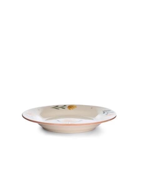 Neptune Callington Yellow Flower Dessert Plate
