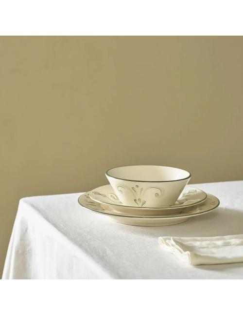 Neptune Lamorna Green Side Plate, Set of 6