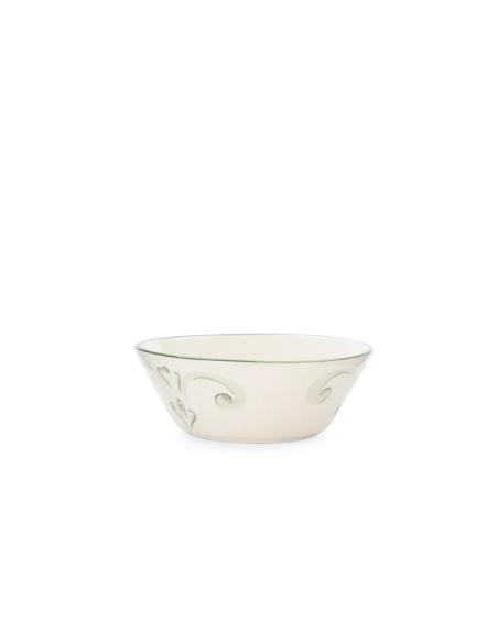 Neptune Lamorna Green Cereal Bowl, Set of 6