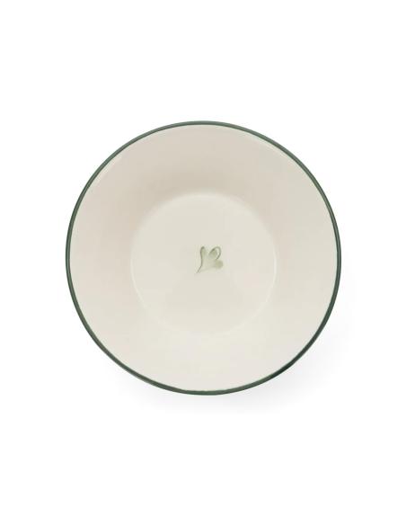 Neptune Lamorna Green Cereal Bowl, Set of 6