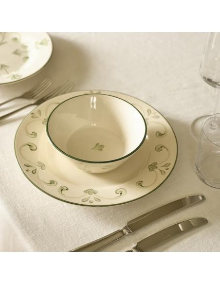 Neptune Lamorna Green Cereal Bowl, Set of 6