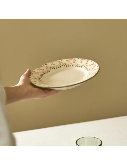 Neptune Callington Spiral Leaf Dessert Plate