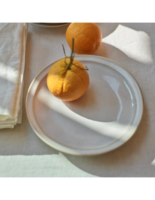 Neptune Clovelly Side Plate, Reactive White -...