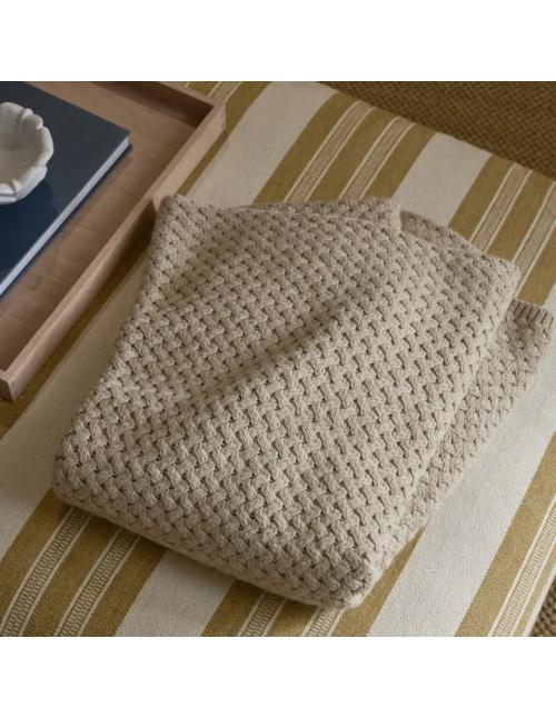 Neptune Hetton Throw, Natural Oat
