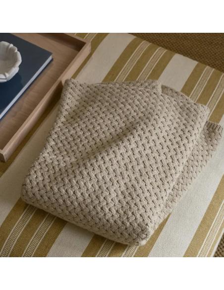 Neptune Hetton Throw, Natural Oat