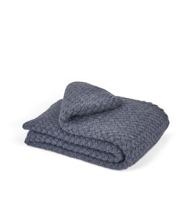 Neptune Hetton Throw, Navy