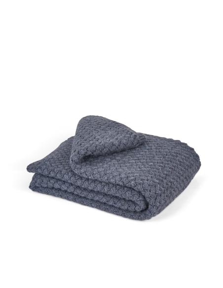 Neptune Hetton Throw, Navy