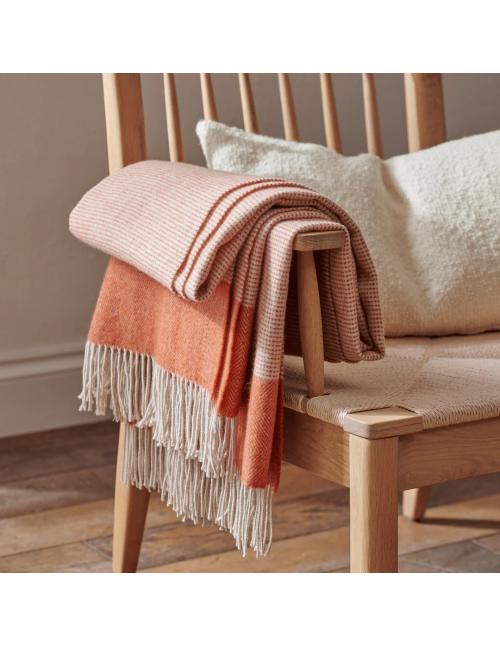 Neptune Otterburn Throw, Burnt Sienna