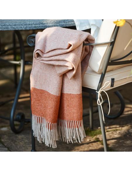 Neptune Otterburn Throw, Burnt Sienna