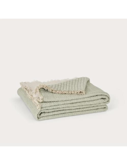 Neptune Riley Teal Throw, 220x260cm