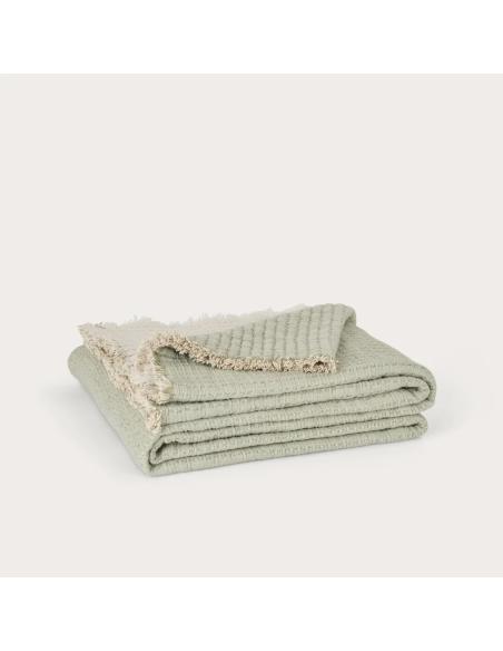 Neptune Riley Teal Throw, 220x260cm