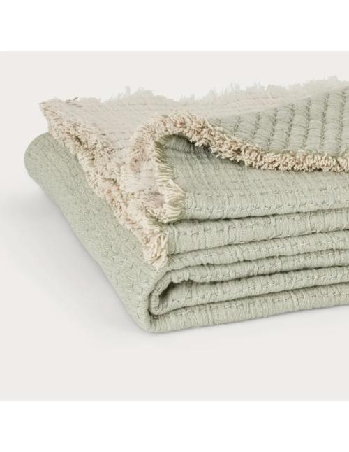 Neptune Riley Teal Throw, 220x260cm