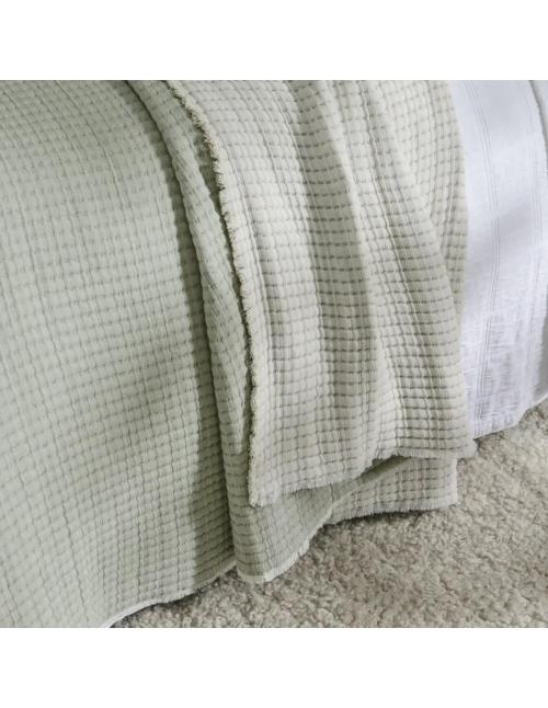 Neptune Riley Teal Throw, 220x260cm