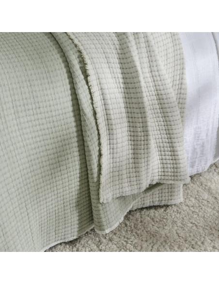 Neptune Riley Teal Throw, 220x260cm