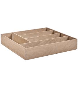 Neptune Orford Cutlery Tray, Seasoned Oak