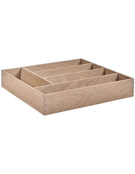 Neptune Orford Cutlery Tray, Seasoned Oak