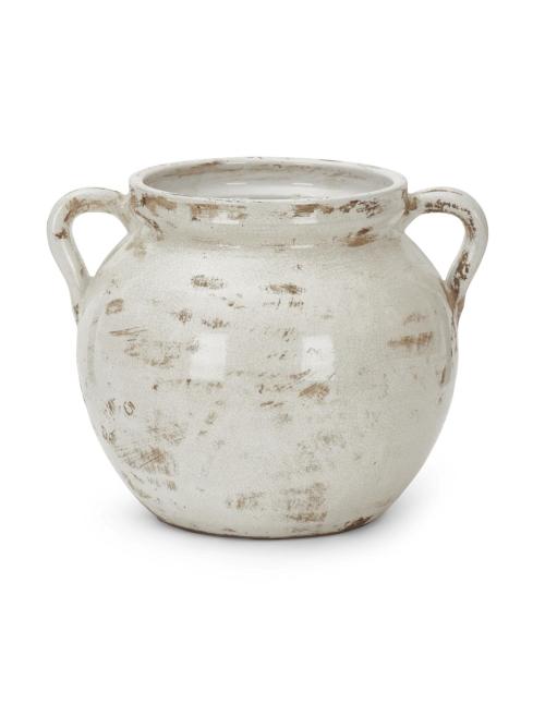 Neptune Haybrook Round Vase, Snow