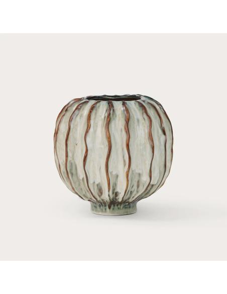 Neptune Lavington Vase, Round - Blue