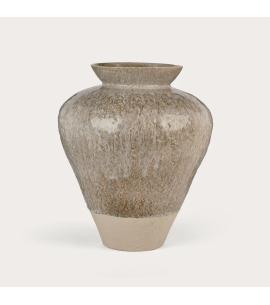 Neptune Verwood Ceramic Urn Vase, Beige