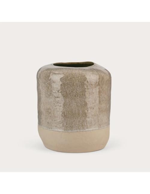 Neptune Verwood Ceramic Vase, Beige