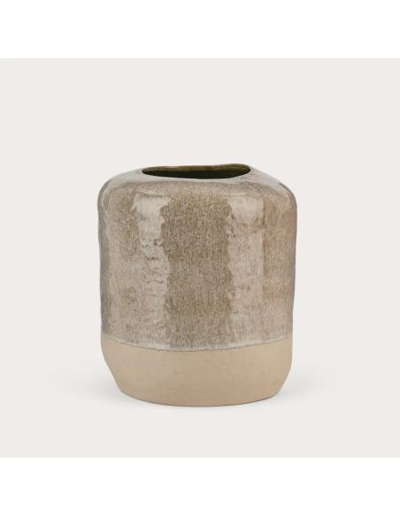 Neptune Verwood Ceramic Vase, Beige