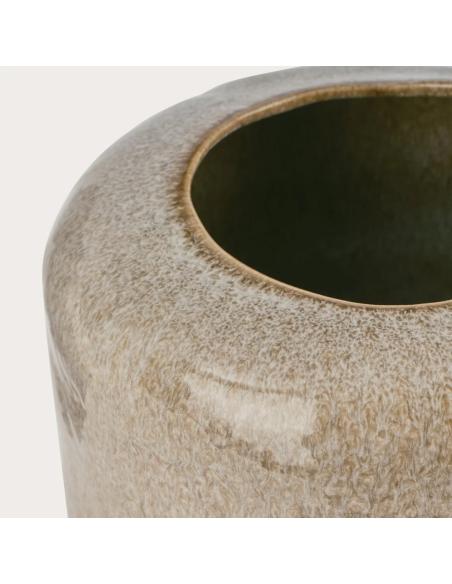 Neptune Verwood Ceramic Vase, Beige