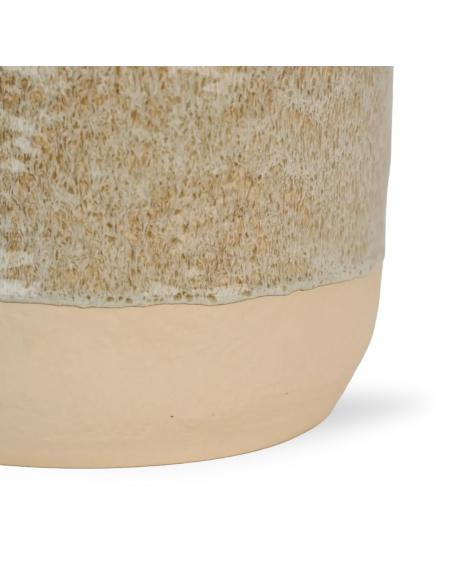 Neptune Verwood Ceramic Vase, Beige