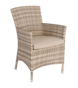 Alexander Rose Ocean Pearl Wave Armchair with Cushion