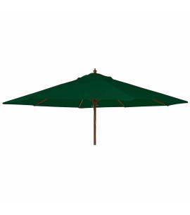 Alexander Rose UP30 Hardwood 3.0m Round Parasol - Forest Green