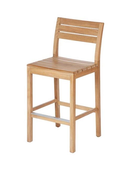 Barlow Tyrie Bermuda Teak High Dining Side Chair