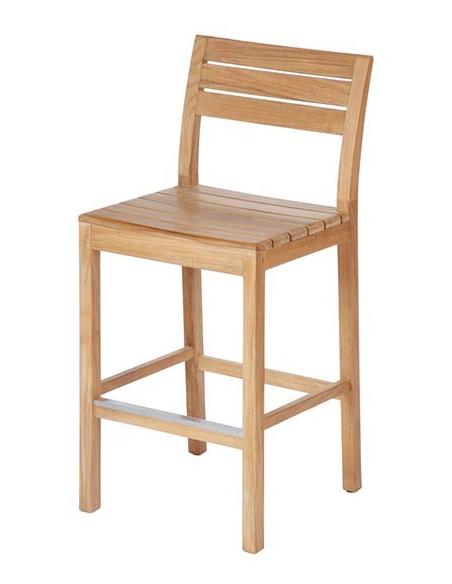 Barlow Tyrie Bermuda Teak High Dining Side Chair