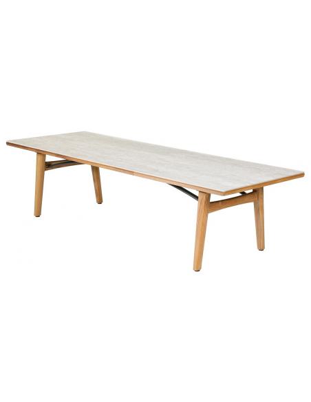 Barlow Tyrie Monterey 300cm Rectangular Dining Table with Frost Ceramic Top