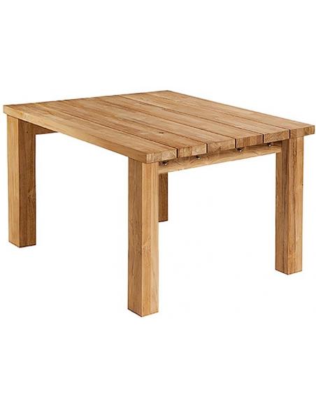 Barlow Tyrie Titan 100cm Square Rustic Teak Dining Table