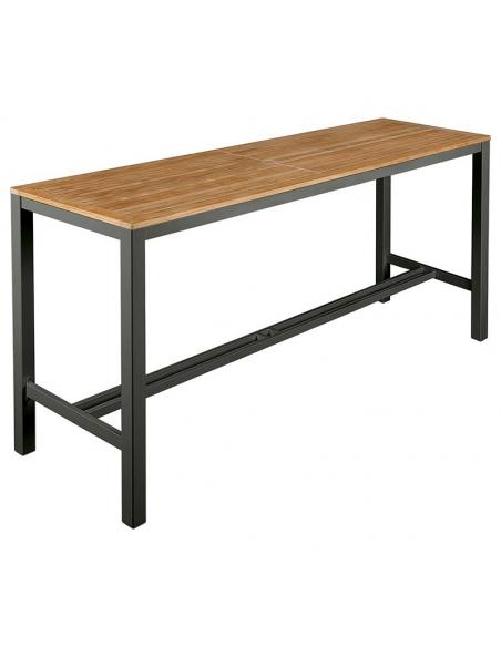 Barlow Tyrie Aura 6 Seater High Dining Set - Graphite