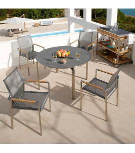 Barlow Tyrie Mercury 4 Seater Dining Set