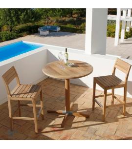 Barlow Tyrie Bermuda 2 Seater High Dining Set