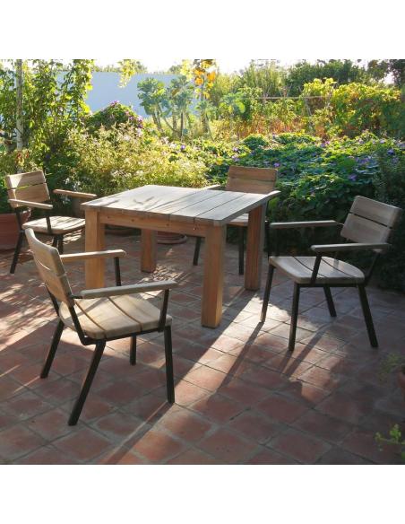 Barlow Tyrie Titan 4 Seater Dining Set