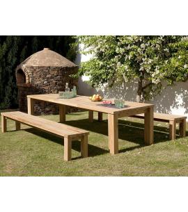 Barlow Tyrie Titan Bench Seating Dining Set