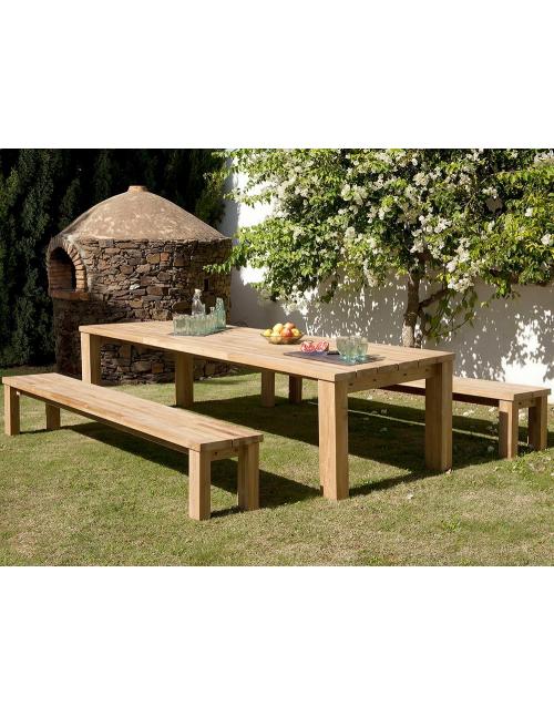 Barlow Tyrie Titan Bench Seating Dining Set