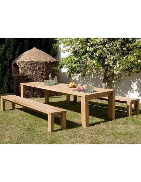 Barlow Tyrie Titan Bench Seating Dining Set