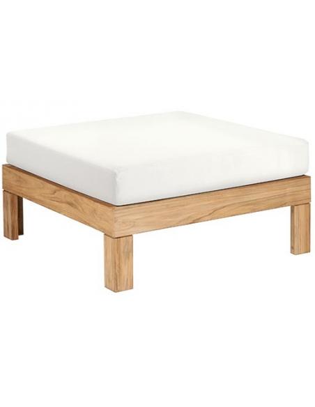 Barlow Tyrie Linear Deep Seating Ottoman with Cushion