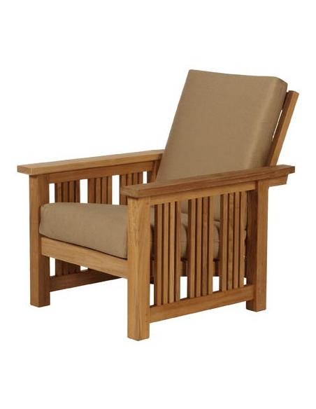 Barlow Tyrie Mission Deep Seating Reclining Armchair with Cushions