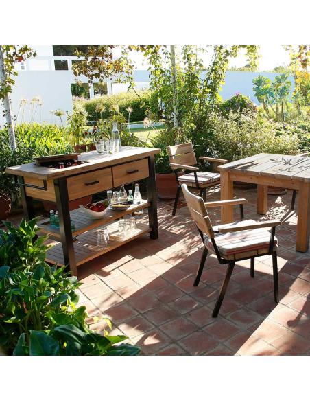 Barlow Tyrie Titan Serving Table