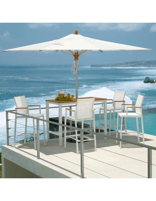 Barlow Tyrie Aura 140cm Rectangular High Dining...