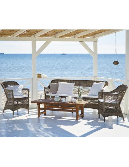 Sika Charlot 3 Seater Sofa in Antique