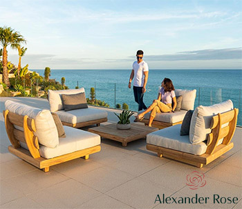 Alexander Rose Sorrento 4 seater lounge set