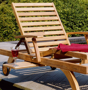 Wooden Sunloungers